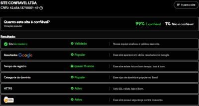 Site verificado e verdadeiro:6566com